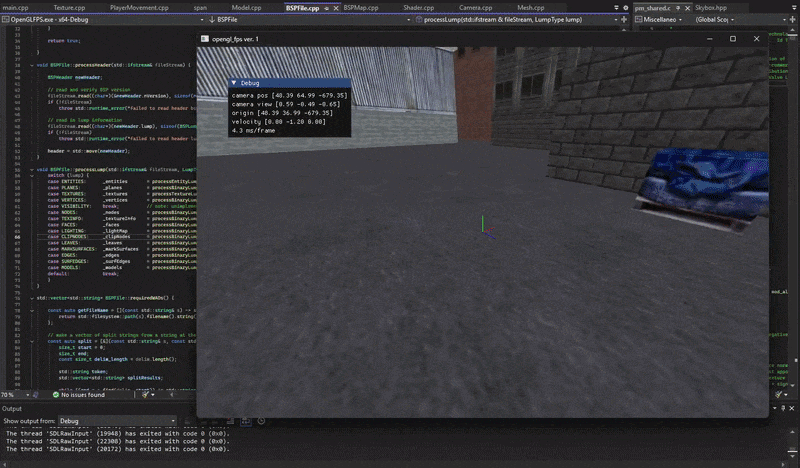 OpenGL BSP FPS Engine